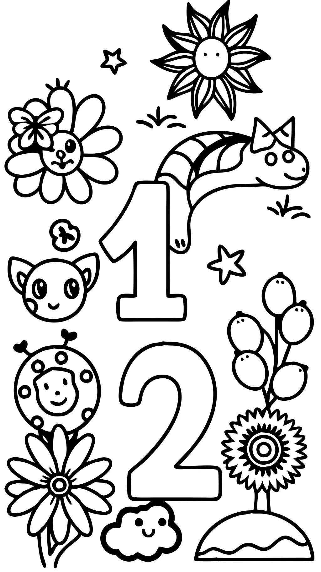 coloring pages with numbers